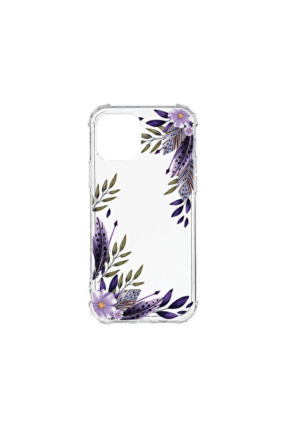 bestcase Husă Antișoc pentru Apple iPhone 12 / iPhone 12 Pro, Floral - Levand...