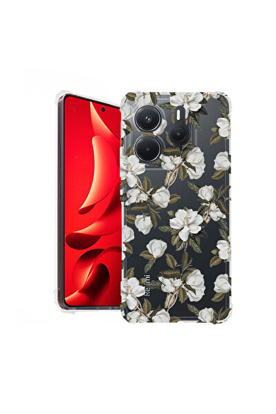 bestcase Husă Antișoc pentru Xiaomi Redmi Note 14 5G, Floral - Flori de Magno...