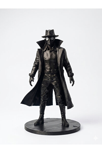 3D Spider-Man Noir Örümcek Adam Dekoratif Koleksiyon Figürü - 15 cm