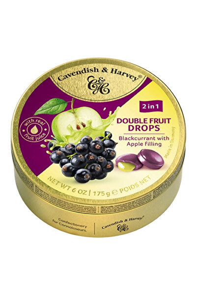 Gayoor Cavendish & Harvey Double Fruit Drops (Blackcurrant & Apple Filled) 17...