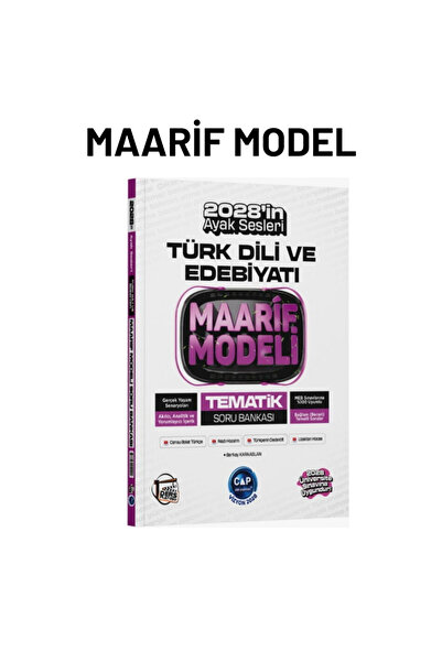 Çap Yayınları 2028 Üniversiteye Hazırlık Türk Dili ve Edebiyatı Ders Platosu ...