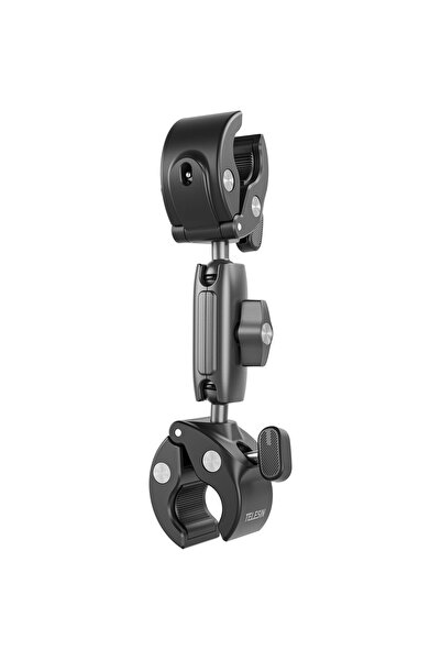 TELESIN Çift Başlı Yengeç Kelepçesi | Double Clamp Mount