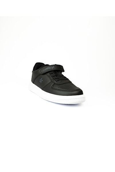 Look Life 26114 Pantofi sport negri cu velcro pentru copii