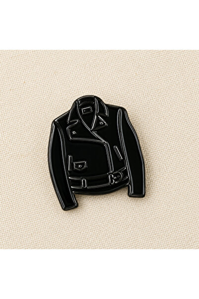 DREAMIOGIFTANDBOX Siyah Hoodie Rozeti Metal Pin Broş Çanta Ceket Aksesuarı Mi...