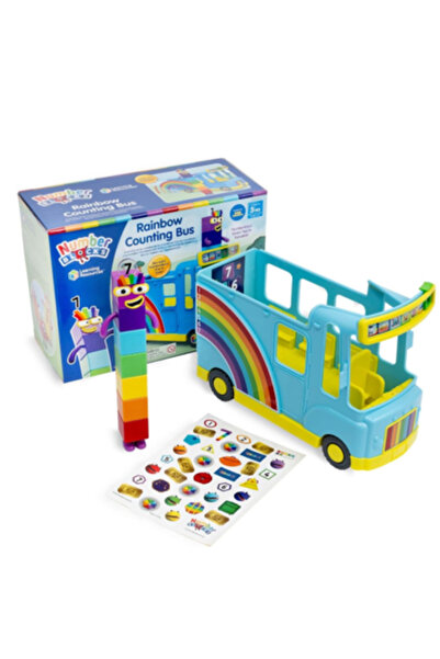 Learning Resources Numberblocks Rainbow Counter Bus Ages 3+ Interactive Numer...