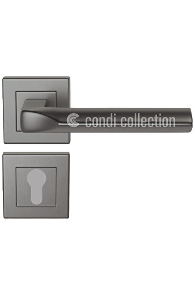 Condi Collection مقبض باب من الفولاذ المقاوم للصدأ 1011K PVD Fume Yale