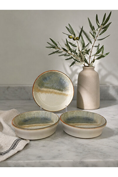 Bonna 3'lü Fium 10cm Hygge Bowl 100 cc kahvaltı/sos/meze