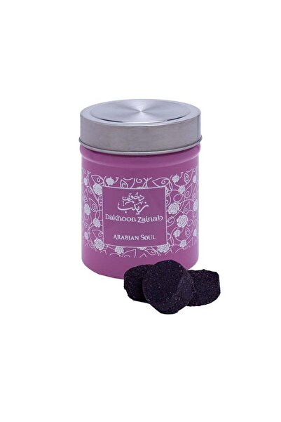 Arabian Soul Dakhoon Zainab Traditional Oud Dakhoon | Luxury Arabian Incense with Bergamot, Cardamom, Cinnamon, Amber & Cedarwood | Long Lasting Home Fragrance