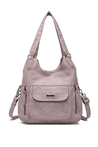 BARCELONA 21K Powder Women's Daily Medium Size Shoulder Bag Soft Design Multi...
