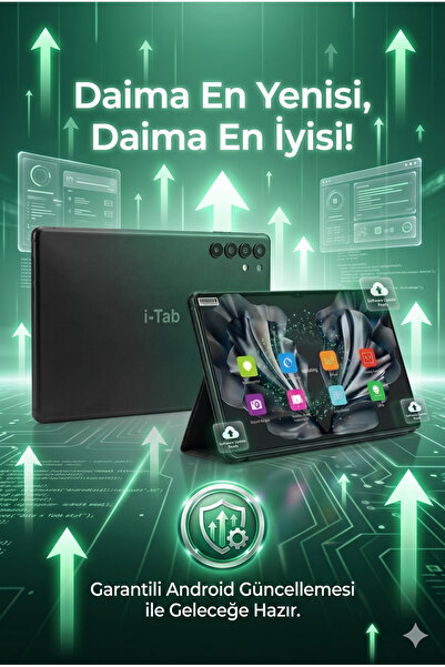 İ-TAB S26 Ultra Max Tablet - 16GB RAM - 1TB Hafıza | Sim Kartlı | Klavye Mous...