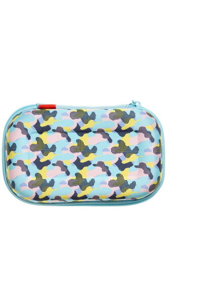 Zipit Zippered pencil case, Mesh - pink camouflage