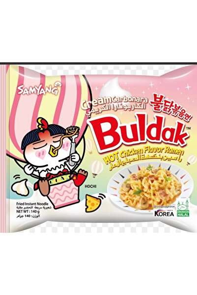 buldak CREAM CARBONARA HOT CHICKEN FLAVOR RAMEN (140gr)