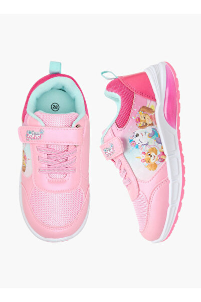 PAW PATROL Girls Hook & Loop Light-Up Sneakers