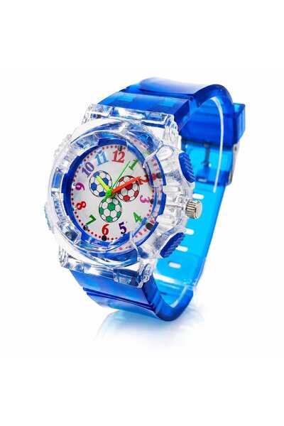 Generic Brand Ceas pentru copii HAPPY TIME CC15 | albastru, electronic, stil modern, alarmă, cronometru