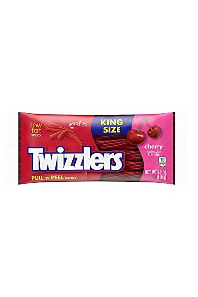 Twizzlers Hershey's Jeleuri cu Cireșe King Size Pull n Peel 119 g