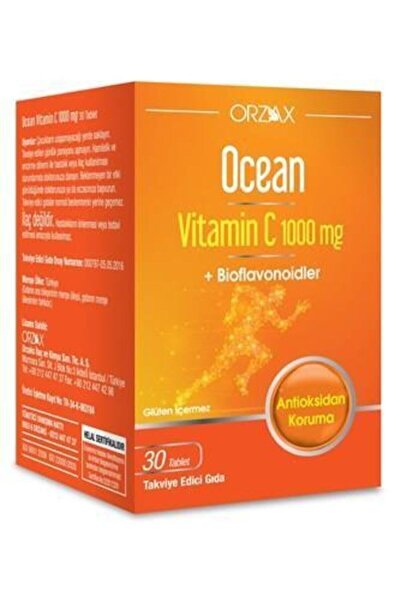 Ocean Vitamin c 1000 mg 30 tablets