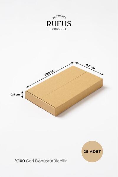 rufus concept 20,5x12,5x2,5cm Kraft Koli 25 Adet