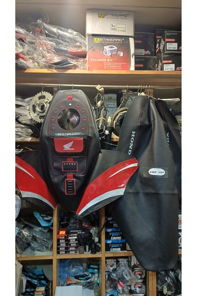 İtimat Honda CBF150 Depo ve sele kılıfı tk.cepli SİYAH yeni kasa 0rj.fab
