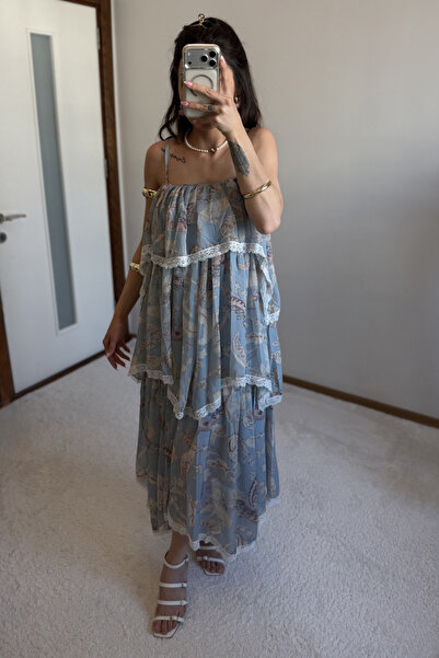 MoyStore Katkat Lace Detail Midi Dress