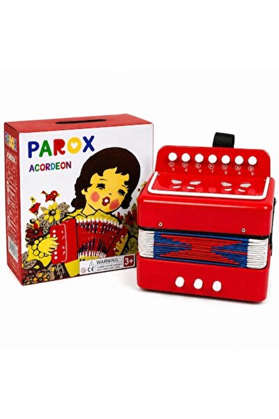 parox Acordeon de plastic pentru copii, muzical, 8 note, curea reglabilă, dez...