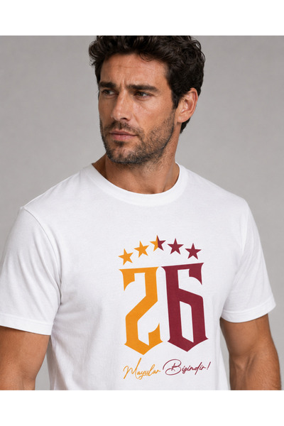 offsidesign Unisex T-Shirt Yellow Red Fan 26. Championship Special 26 5 Star ...