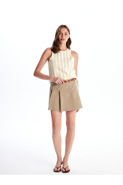 LC Waikiki Slim Fit Women's Pleated Skirt