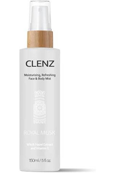 clenz معطر الجسم والوجه رويال مسك من كلينز لترطيب وتنشيط البشرة - 150 مل