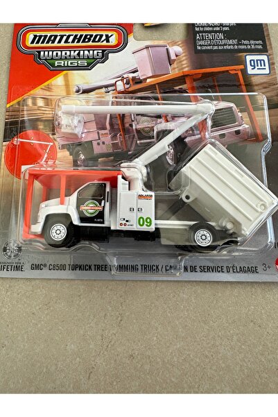 Matchbox Working Rigs GMC C8500 Topkick Tree Trimming Truck