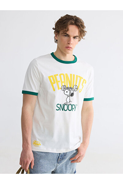 LC Waikiki RMZ GİYİM FARKIŞİLLERİNE ZERO Roba Yaka Snoopy Tricou cu imprimeu ...