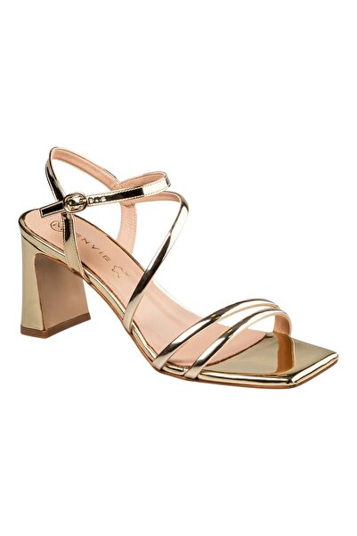 Envie Shoes Γυναικεία Παπούτσια Πέδιλα E02-23703-59 Χρυσό