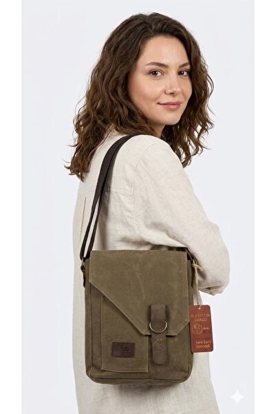 old cotton cargo Old Cotton Canvas Postcard Hanging Bag