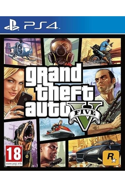 RockStar Games PS4 GTA 5 GRAND THEFT AUTO V ( Koruma Jelatinsiz )