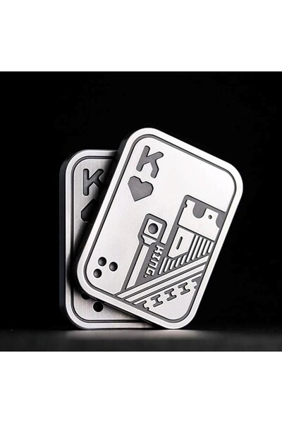 edc Yeni Nesil Fidget K Metal Kart – Stres Atıcı Premium Tasarım | Günlük Taşıma