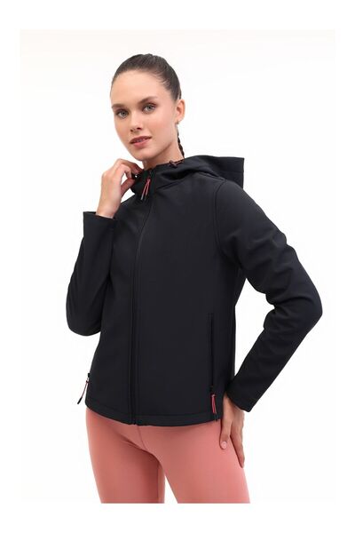 LC Waikiki Nevavm Farkıyla Wb Basic 5Gf748 5Pr Black Women's Softshell