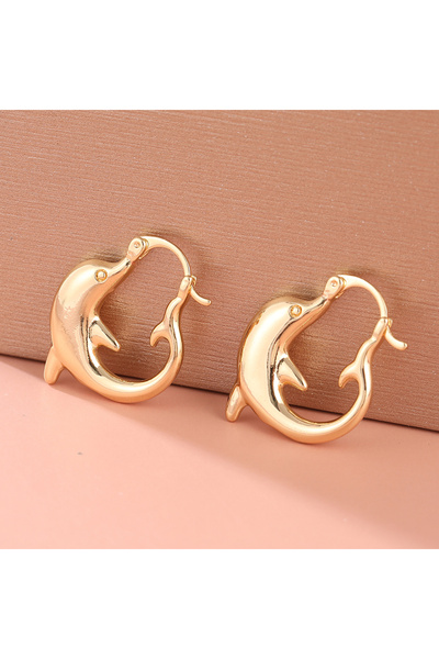Choice F524 Fashion Cute Versatile Charming Sea Animal Small Dolphin Design E...