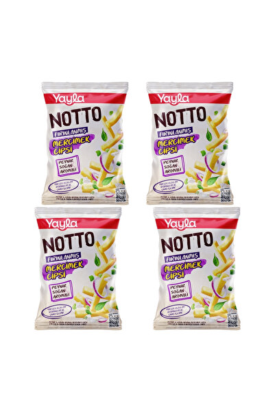 Yayla Notto Peynir Soğan Aromalı Mercimek Cipsi 55 g x4