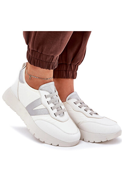 Vinceza Pantofi sport de damă cu platformă 58510 Alb 37