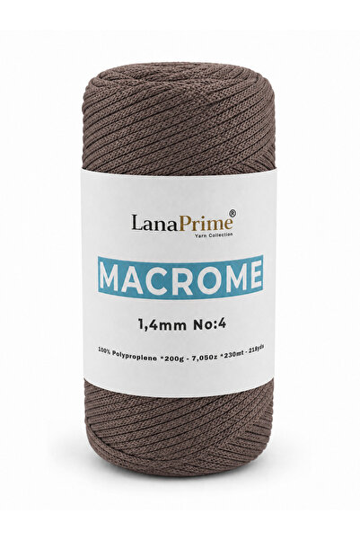 Lanaprime Νήμα πλεξίματος μακραμέ (1,4 χιλιοστά) 230 μέτρα. Σακούλα Σχοινιού ...