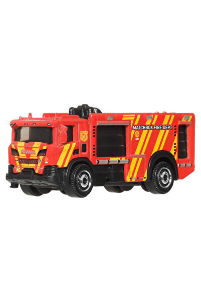 Matchbox Tekli Arabalar Scania Xt Fire Truck JBR15
