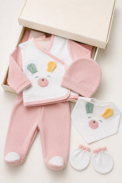 BYS BABY FASHION مجموعة من 5 قطع لحديثي الولادة من مستشفى زيبين، هدية خروج من...