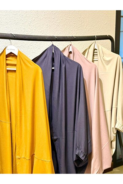 TaraAura Mustard, Oversize Draped Modal Jacket