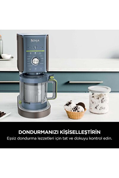 NINJA CREAMi Deluxe 10-in-1 Dondurma ve Frozen Makinesi-Blackberry