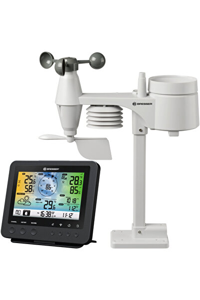BRESSER Centru Meteo Senzor Profesional WLAN 5-în-1