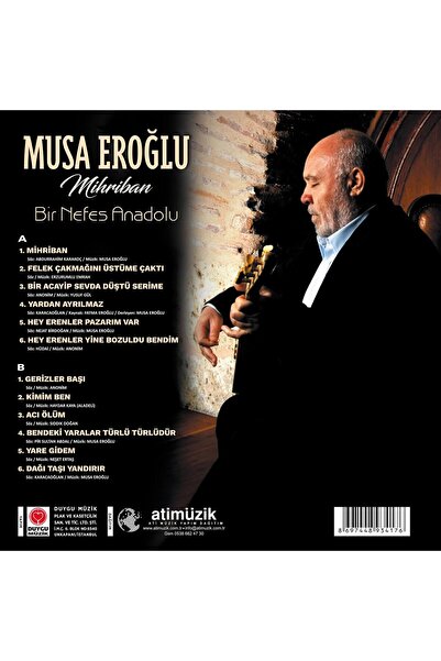 Duygu Müzik Musa Eroğlu - Mihriban / Bir Nefes Anadolu (Plak)