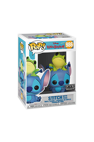 Funko pop Lilo and Stitch Stitch with Frog exclusive Figür