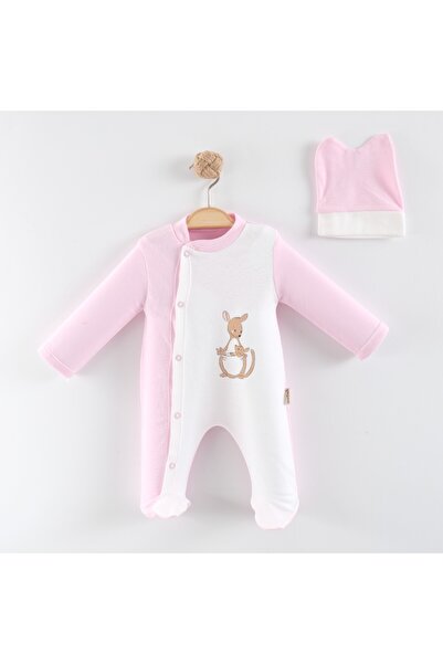 Melish Bebe %100 PAMUKLU ŞAPKALI BEBE TULUM