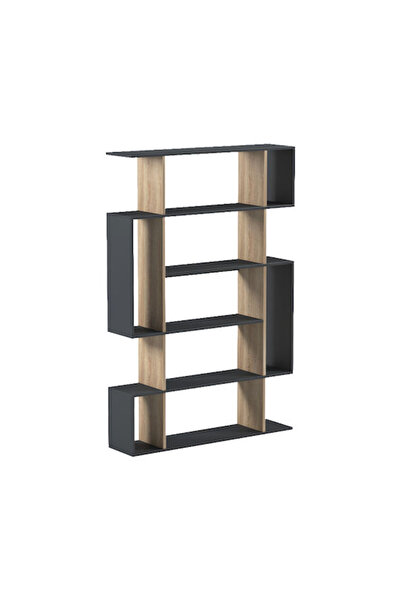 Other Βιβλιοθήκη Mito pakoworld ανθρακί - sonoma 108.5x25x161εκ