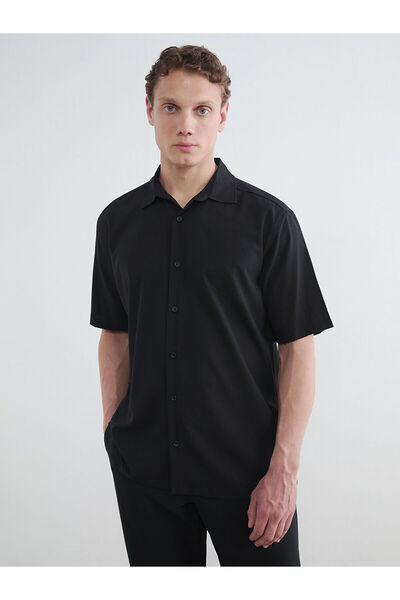 LC Waikiki Nevavm with a Difference Regular Fit Short Sleeve Men's Shirt