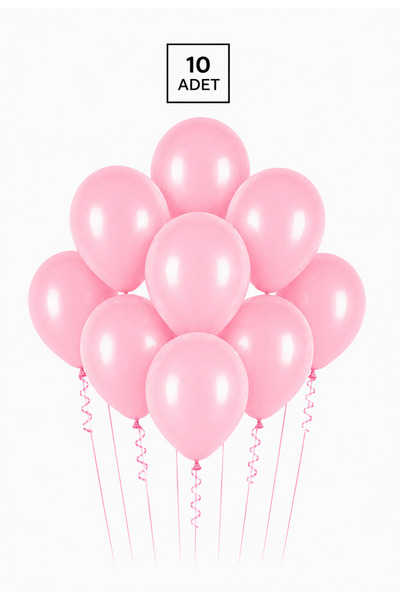 Balonsan Pembe Balon 10 Adet