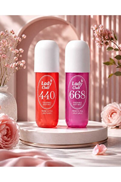 LADY CLUB Vücut Spreyi Kadın 2'li Set (440-668) 2x180 ml